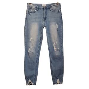Evidnt Los Angeles Womens 27 Distressed Skinny Jeans